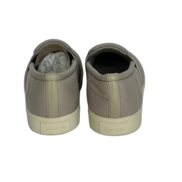Vince Blair Sneakers Women’s Size 7.5M Color Cobblestone Slip-on Quilted - Picture 4 of 10